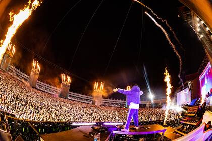 Bizarrap días atrás, en el Hipódromo de Palermo