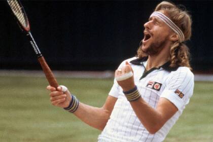 Bjorn Borg y una de sus gestas en Wimbledon; el preferido de Miley
