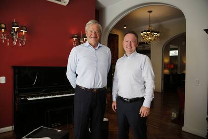 Bjorn Kjos, CEO Mundial y fundador de Norwegian, y Ole Christian Melhus, el CEO en la Argentina