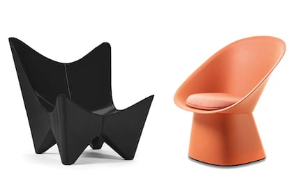 BKF DOBERTI. Es una interpretación del diseño BKF de 1936, una versión que reivindica el sillón original. Realizado en plástico reforzado con fibra de vidrio y diseñado por Juan Doberti. @manifestodesignstore SILLÓN SENSU CORAL. Ligero, con silueta de respaldo envolvente, apoyado sobre una base cónica. Estructura eco plástico. Medidas: 83,5 cm de alto, 74 cm de ancho y 67,5 cm de profundidad. @manifestodesignstore