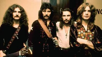 Black Sabbath en 1970: de izquierda a derecha, Geezer Butler, Tony Iommi, Bill Ward y Ozzy Osbourne