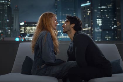Blake Lively y Justin Baldoni, en una escena de Romper el círculo