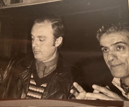 Blas Matamoro y Juan José Sebreli, en la década de 1970