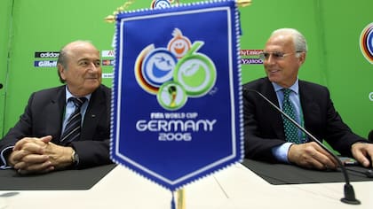 Blatter y Beckenbauer, el equipo para la organización de Alemania 2006