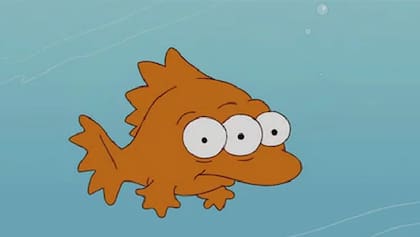 Blinky, el pez de tres ojos de Los Simpson. Captura: (Los Simpson)
