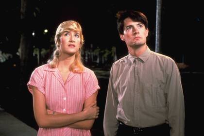 Laura Dern y Kyle MacLachlan, muchos años antes de su reunión en Twin Peaks, el regreso