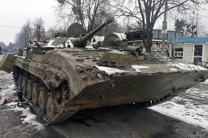 Los poderosos vehículos de infantería BMP-1 que recibió Ucrania para combatir contra Rusia