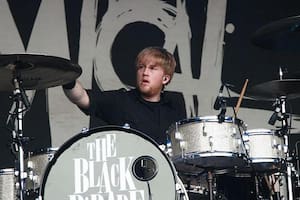 Bob Bryar en el Big Day Out Festival, en enero de 2007