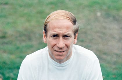 Bobby Charlton, en una imagen de 1971, cuando era capitán de la selección inglesa