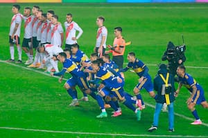 Boca empieza la celebración tras eliminar a River; el equipo de Russo resistió y no falló en los penales