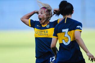 Una fiesta. Boca vapuleó a River en el superclásico del fútbol femenino