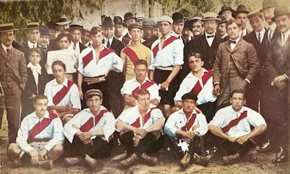 El equipo amateur de River en 1908