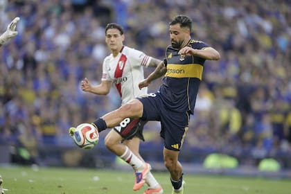 Boca Jrs vs River Plate. Giménez
Copa de la Liga 2025, en La Bombonera