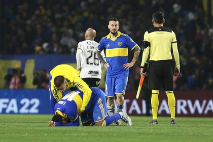 Boca quedó eliminado y Benedetto es una de las imágenes de la decepción