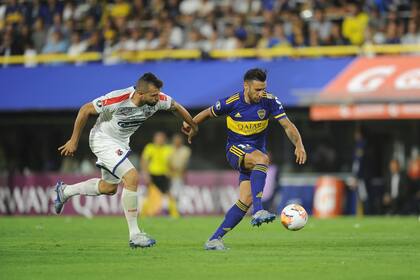 Boca se enfrentó con Independiente Medellín el 10 de marzo, en su última actuación en La Bombonera hasta hoy.