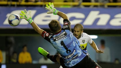 Boca vs. Patronato: el gol de Benedetto