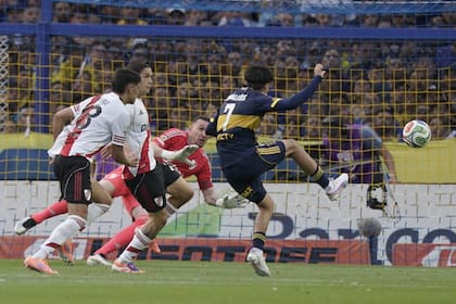 Boca y River Plate jugaron en noviembre en la Bombonera con victoria del Xeneize