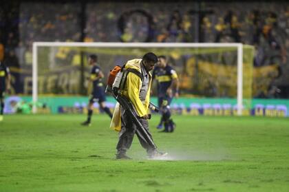 Boca y se mantiene suspendido por las condiciones climáticas