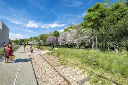 Bois de Charonne, uno de los nuevos parques con abundante vegetación que implementó la alcaldía de París como medida de mitigación climática.