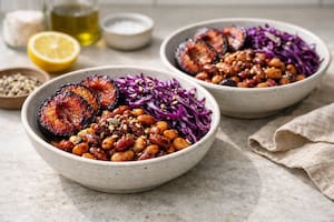 Bol tibio de porotos