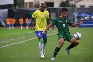 Bolivia "aguantó" lo que pudo ante Brasil, uno de los candidatos, pero finalmente cayó por la mínima diferencia en el Preolímpico