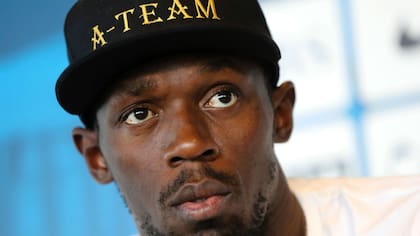 Bolt, en una conferencia en Mónaco