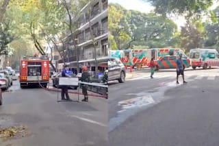 Se incendió el sauna de un reconocido hotel de Palermo