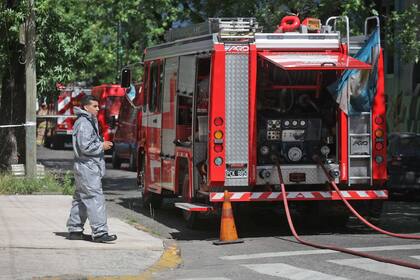 Bomberos trabajaron en la zona