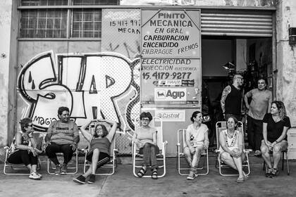 Bombón Vecinal y sus vecinos en el taller que copará Marcos López