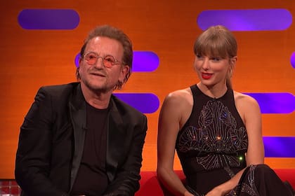 Bono y Taylor Swift en la emisión del Show de Graham Norton que podrá verse este viernes 11 en Film&Arts
