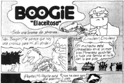 Boogie, el aceitoso, una creación de Fontanarrosa
