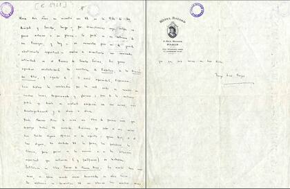 Borges, a través de una carta enviada en 1911, le profesó a Unamuno su gran admiración