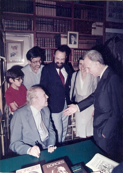 Borges y Adolfo Bioy Casares, cara a cara por última vez