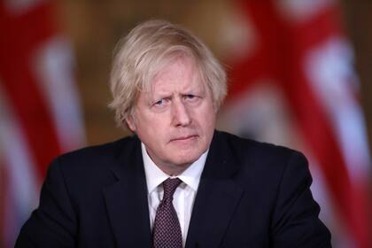 Boris Johnson dio hoy una conferencia de prensa virtual sobre el Covid y habló sobre la reina