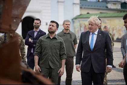 Boris Johnson estuvo en Kiev en dos oportunidades desde el inicio de la guerra. 