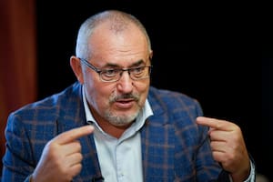 Boris Nadezhdin, un político opositor ruso que aspira a enfrentar a Putin en los comicios de marzo.(Foto AP/Alexander Zemlianichenko)