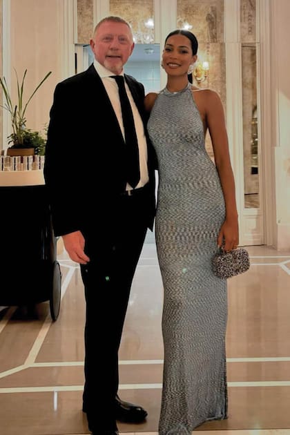 Boris posa con su flamante mujer, Lilian de Carvalho, analista financiera e hija del ex Ministro de Defensa de Santo Tomé y Príncipe, África.