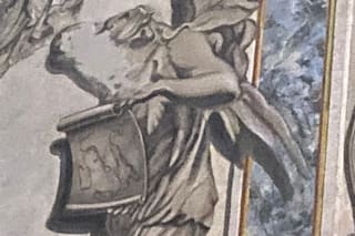 Tras el revuelo, borraron el fresco que había sido restaurado con la cara de Meloni en una iglesia de Roma