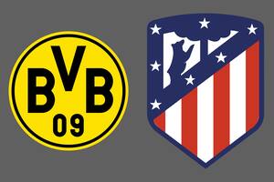 Borussia Dortmund venció por 4-2 a Atlético de Madrid como local en la Champions League