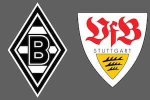 Borussia Mönchengladbach y VfB Stuttgart disputaron uno de los encuentros de la jornada del fútbol aleman