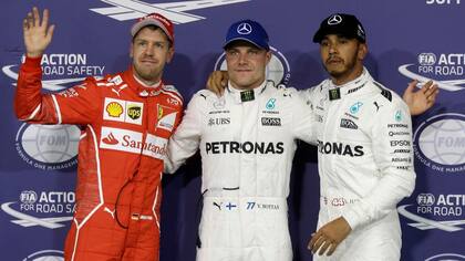Bottas adelantó a Vettel y Hamilton para quedarse con la pole en Abu Dhabi