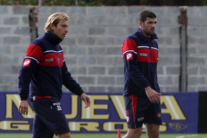 Bottinelli y Gigliotti, dos que ayer entrenaron con la selección argentina