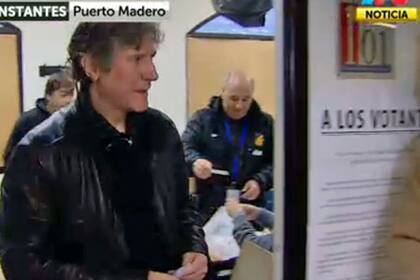Boudou votó en Puerto Madero
