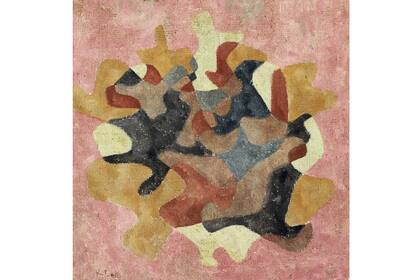 Bouquet de hojas de otoño, de Paul Klee, pintor suizo-alemán nacido un 18 de diciembre de 1879