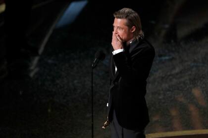 Brad Pitt, emocionado