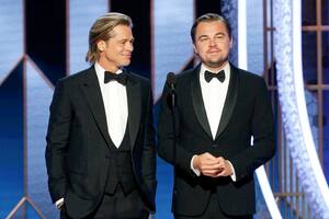 Globo de Oro: el chiste sobre Titanic que Brad Pitt le hizo a Leonardo DiCaprio