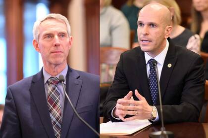 Brad Halbrook y Bob Morgan son los dos legisladores que presentaron los proyectos de ley