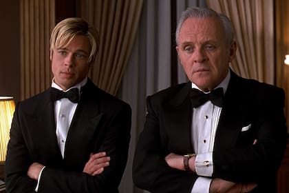 Brad Pitt y Anthony Hopkins en ¿Conoces a Joe Black?