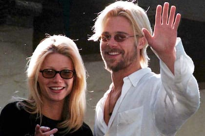 Brad Pitt y Gwyneth Paltrow antes de separarse en 1997