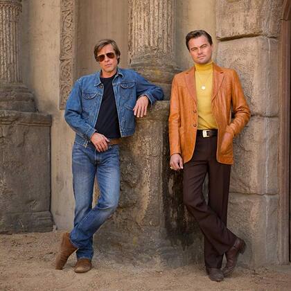 Brad Pitt y Leonardo DiCaprio en la nueva película de Quentin Tarantino